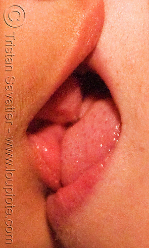 french kissing