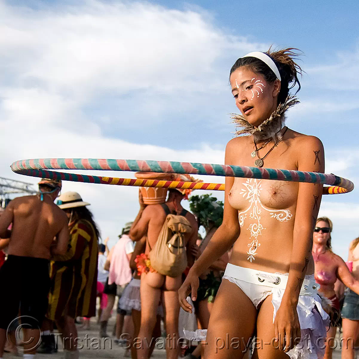 burning man topless' 