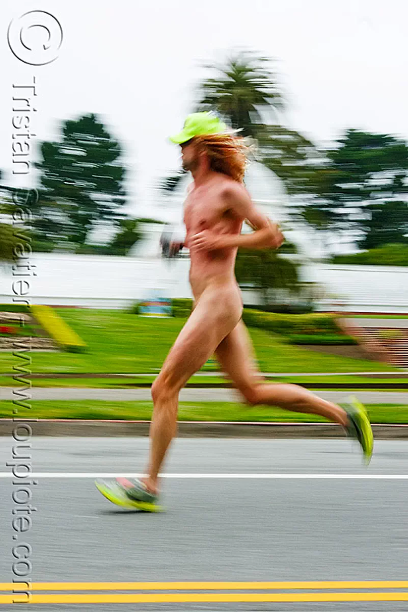 Naked Runner - Bay to Breaker Footrace (San Francisco)