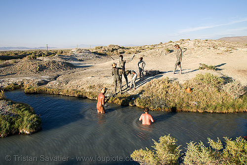 trego hot springs (black rock desert, nevada), mud bath, muddy, trego hot springs