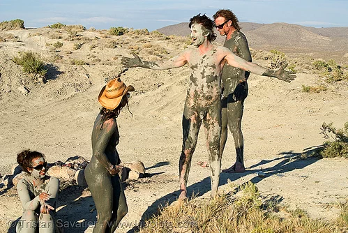 trego hot springs (black rock desert, nevada), mud bath, muddy, trego hot springs